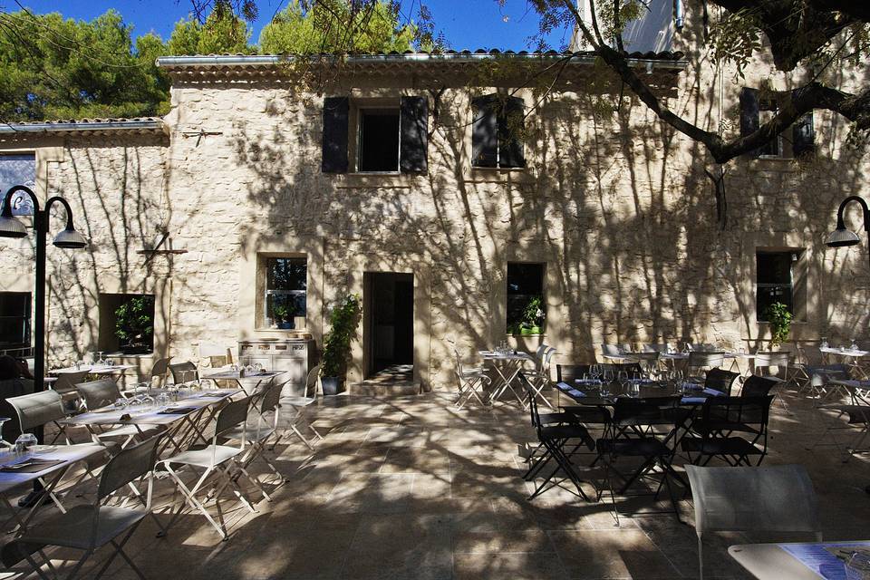 Pergola bio thermique à la Bastide de Venelles à coté d'Aix en Provence