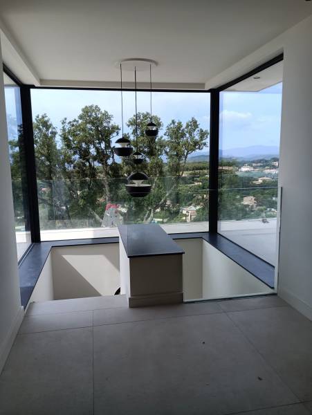 Installation de baie en aluminium