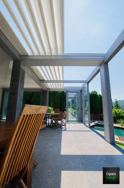 Pergola bioclimatique a Venelles près de Aix en Provence