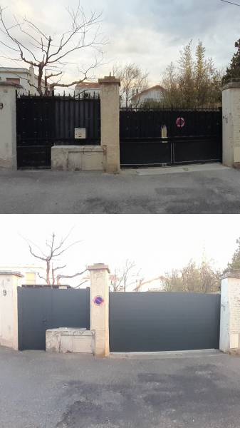 Pose de Portail Coulissant et Portillon