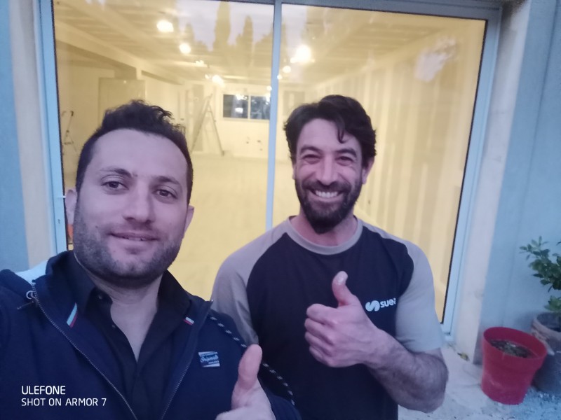 Un client heureux à Maillane près de St Rémy de Provence